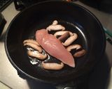野沢菜とササミの辛子味噌和え作り方1写真