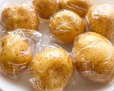 和味☆じゃがいもと青豆の塩だしあん作り方1写真