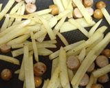 じゃがいもとウインナーの炒め物♪作り方5写真