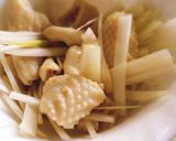 鶏ハムと鶏皮ポン酢と炊き込みごはん作り方6写真