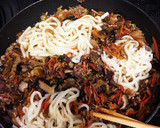 すき焼き風うどん 冷蔵庫の整理に！作り方4写真