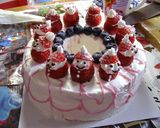 かわいいサンタケーキ★作り方12写真