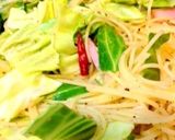 春キャベツとベーコンのパスタ作り方5写真
