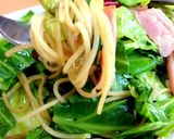 春キャベツとベーコンのパスタ作り方7写真
