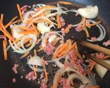 食欲そそる♫カレービーフン作り方5写真