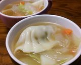 “あの日の餃子”でスープ♪作り方6写真