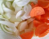 “あの日の餃子”でスープ♪作り方1写真