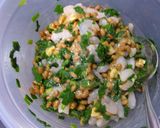 ☰海老ニラ納豆の揚げ生春巻き☰作り方4写真