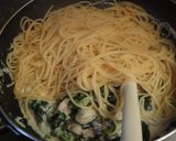 春の味！牡蠣と菜花のクリームスパゲテイ作り方12写真