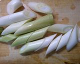 白菜 豆腐と 長葱の ピリ辛! 中華煮作り方1写真