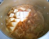白菜 豆腐と 長葱の ピリ辛! 中華煮作り方5写真
