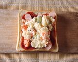 ピザ風ポテサラトースト作り方1写真