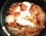 すき焼き風手抜き肉豆腐作り方2写真