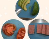 ランチョンミートで！ロコモコ風おにぎらず作り方1写真