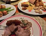 豚肩ロースとローズマリーに林檎のロースト作り方6写真