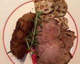 豚肩ロースとローズマリーに林檎のロースト作り方7写真
