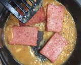 ランチョンミートで！ロコモコ風おにぎらず作り方6写真