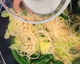 春野菜たっぷりパスタ♡生ハム添えて〜作り方10写真
