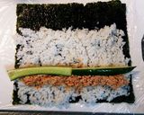 ゴマ油とツナのピリ辛海苔巻き作り方3写真