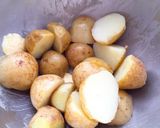 和味☆じゃがいもと青豆の塩だしあん作り方6写真