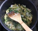 鍋１つ☆水菜と鶏胸肉のマカロニグラタン作り方7写真