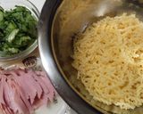 チーズがポイント♪クルクルマカロニサラダ作り方1写真