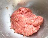 おうち居酒屋☆豚ひき肉の蒸しだんご作り方2写真