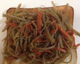 きんぴらごぼうとチーズのサンド作り方4写真