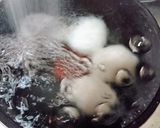 春★可愛い♪【桃色ゆで卵のサラダ仕立て】作り方5写真
