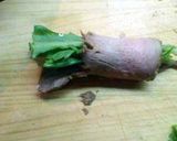 菊菜をた～っぷり！チャーシュー巻き♪作り方3写真