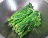 簡単！めちゃ旨！！菜の花の昆布じめ作り方1写真