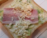 ☆食パン ハムとアボカドとマヨ&チーズ作り方1写真