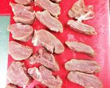 豚ヒレの黒胡椒焼き作り方1写真