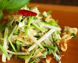 春◎山菜と湯葉のアンチョビクリーム炒め作り方13写真