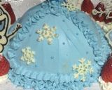 キャラケーキ♪アナと雪の女王 エルサ作り方8写真