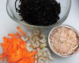 ツナでひじきの煮物作り方1写真