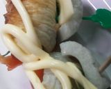くるりん◆大葉とチーズとサーモン★ロール作り方8写真