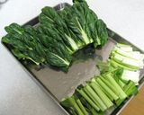 半熟卵とター菜のマヨグラタン作り方1写真