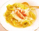 簡単！キャベツとウインナーのスープ作り方5写真