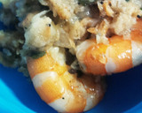 長いもとWえびのもんじゃ焼き風◆作り方8写真