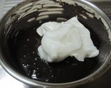 大人のノンオイルココアシフォンケーキ作り方7写真