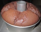 大人のノンオイルココアシフォンケーキ作り方12写真