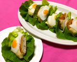 ヘルシーサラダ菜バーガー★作り方10写真
