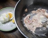 おにぎらず（ツナマヨとゆで卵）作り方1写真