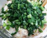 長いもとWえびのもんじゃ焼き風◆作り方4写真