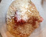 簡単！なめ茸で鶏つくねバーグ作り方1写真