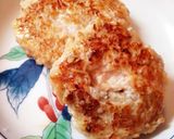 簡単！なめ茸で鶏つくねバーグ作り方3写真