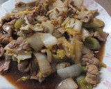簡単　豚肉と白菜の炒め物作り方6写真