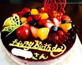 お誕生日に♡カシスレアチーズケーキ♡作り方20写真