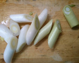 簡単♪　山東菜と　椎茸　長葱の　中華煮！作り方2写真